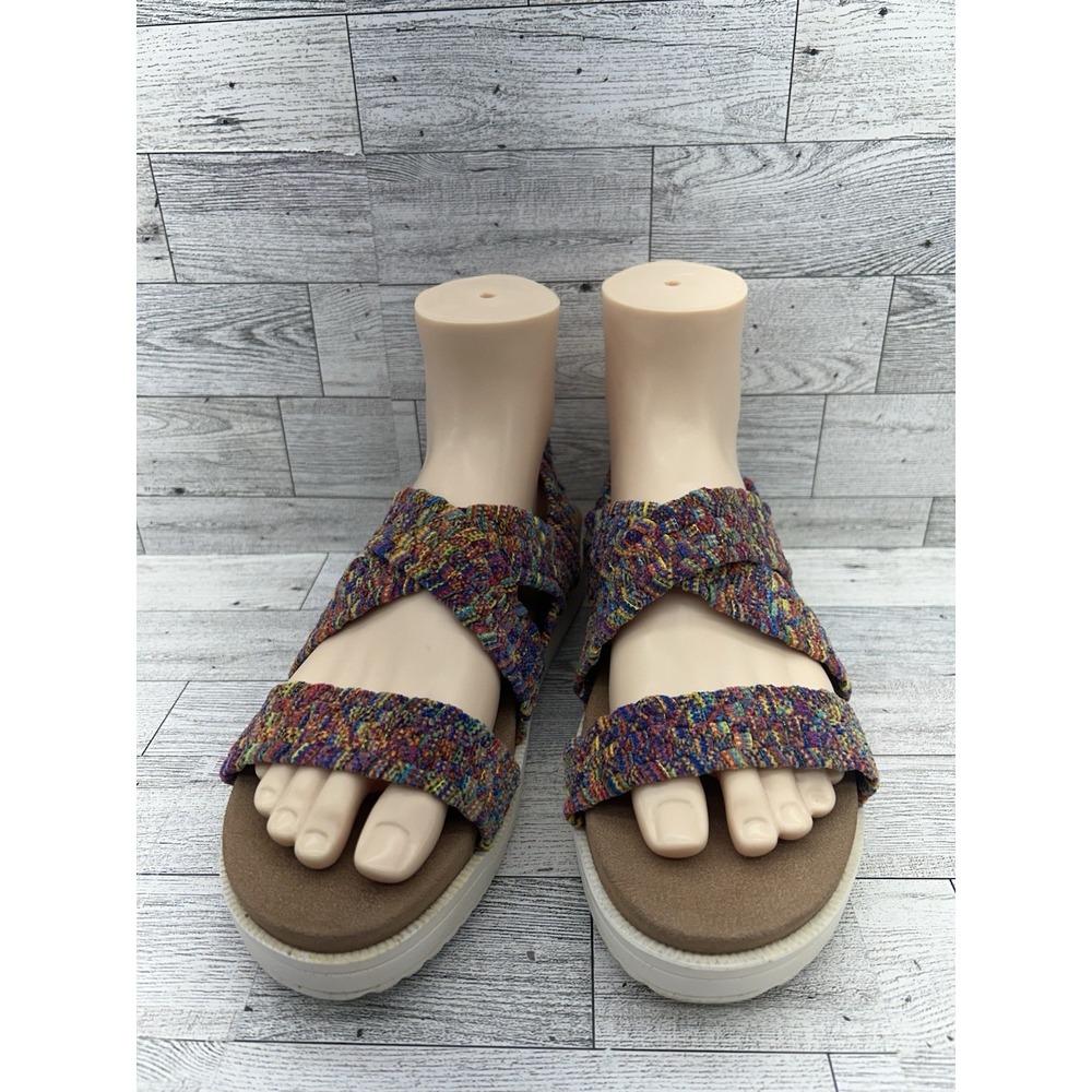Bernie Mev. New York Sandals Soft Straps Rainbow Women's Sz 40‎ US 10 - Picture 2 of 11